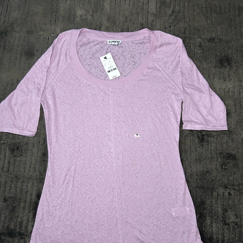 Express Women's Pink Top